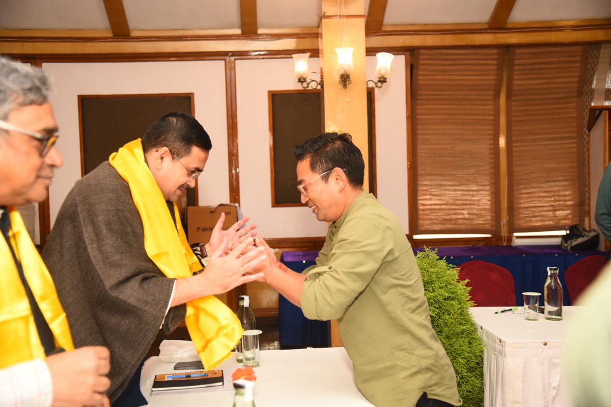 RajuBistaBJP's tweet photo. A highly productive consultative meeting for the "2026 BJP Manifesto" was successfully held in Darjeeling today. The session saw participation from a wide cross-section of dedicated voices from the hills, to ensure the manifesto truly reflects the aspirations of the people of our Darjeeling region.
The meeting was attended by elected Darjeeling Municipality Councillors, Darjeeling District BJP members, the respected Ex-Army Group, Women Representatives from BJP, and the energetic Youth of Darjeeling.
This diverse gathering showcases the inclusive excercise though which BJP is collecting the concerns and aspirations of the people from our region.
The deliberations were guided by two senior national BJP leaders, Dr @swapan55 ji, former MP and National Executive Member, and Dr @anirbanganguly ji, Chairman of Dr Syama Prasad Mookerjee Research Foundation and National Executive Committee Member. Their presence added immense value and direction to the discussions.
This grassroots consultation highlights that under the leadership of Hon’ble Prime Minister Sh. @narendramodi ji, the BJP is committed to building a manifesto that comes directly from the people. Meeting the collective aspirations of the people from our Darjeeling Hills, Terai, Dooars, and ensuring Re-inclusion of 11 Left-out Gorkha sub-tribes as Scheduled Tribes remains our top priority.
Along with this ensuring the Parja Patta rights of our tea garden and cinchona garden workers, forest villages and DI Fund land residents, and higher wages for tea garden and cinchona garden workers will be ensured. Employment for youth, meaningful engagement of ex-servicemen, women empowerment, sustainable tourism development, promoting local entrepreneurship, and ensuring the hollistic development of the region will be prioritised.