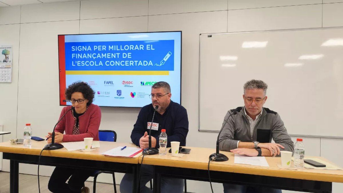 catreligio's tweet photo. Front comú de la concertada: més finançament, més plantilla i gratuïtat efectiva https://t.co/K6TEBZqiFY #FundacióEscolaCristianadeCatalunya #FECC https://t.co/QlK4XyvLwn