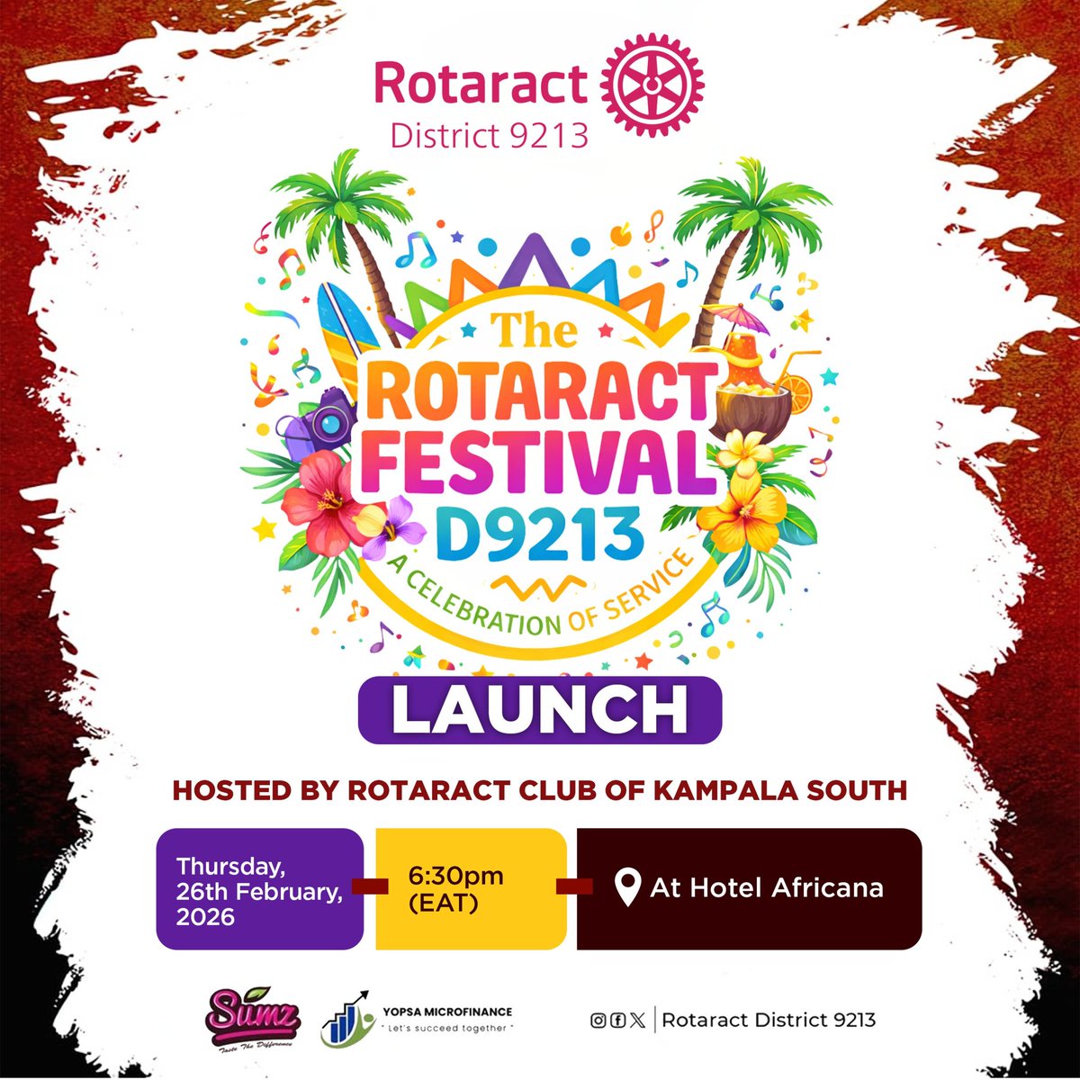 Rotaract_Fest's tweet image. Come be part of an exciting evening of fellowship, celebration, and the official unveiling of what promises to be an unforgettable festival.
Let’s connect, serve, and celebrate together in true Rotaract spirit.
Don’t miss it
#ServiceAboveSelf
#UniteForGood