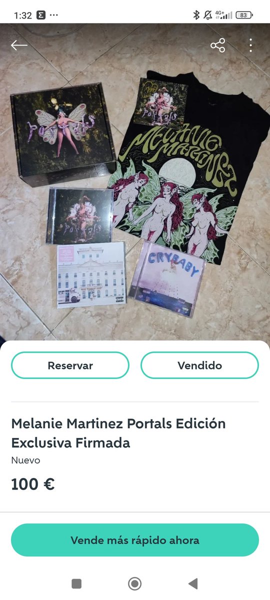 BlackWiro0's tweet photo. Edición exclusiva del álbum Portals de Melanie Martinez, firmada.

- Incluye la caja de edición exclusiva.
- CD Portals.
- CD Crybaby.
- CD K-12.
- Camiseta negra con diseño. Talla L
- La firma es original.
https://t.co/bQ8YrZHH6Q https://t.co/V8Wd31d7qh