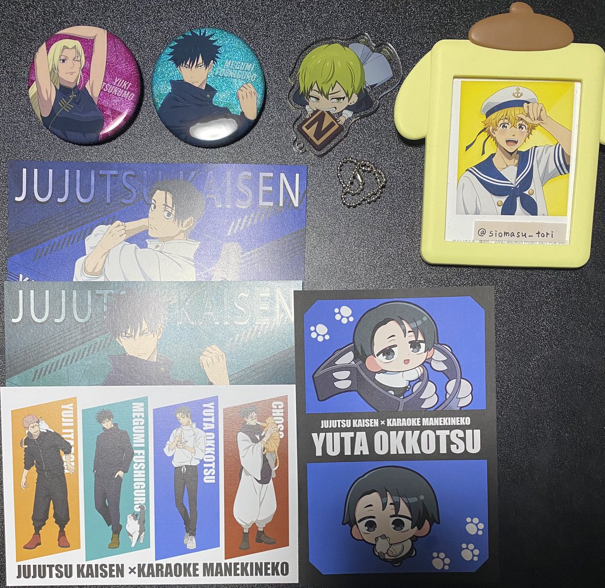 交換】呪術廻戦 死滅回游 まねきねこ ストレッチ ブロマイド ポスト