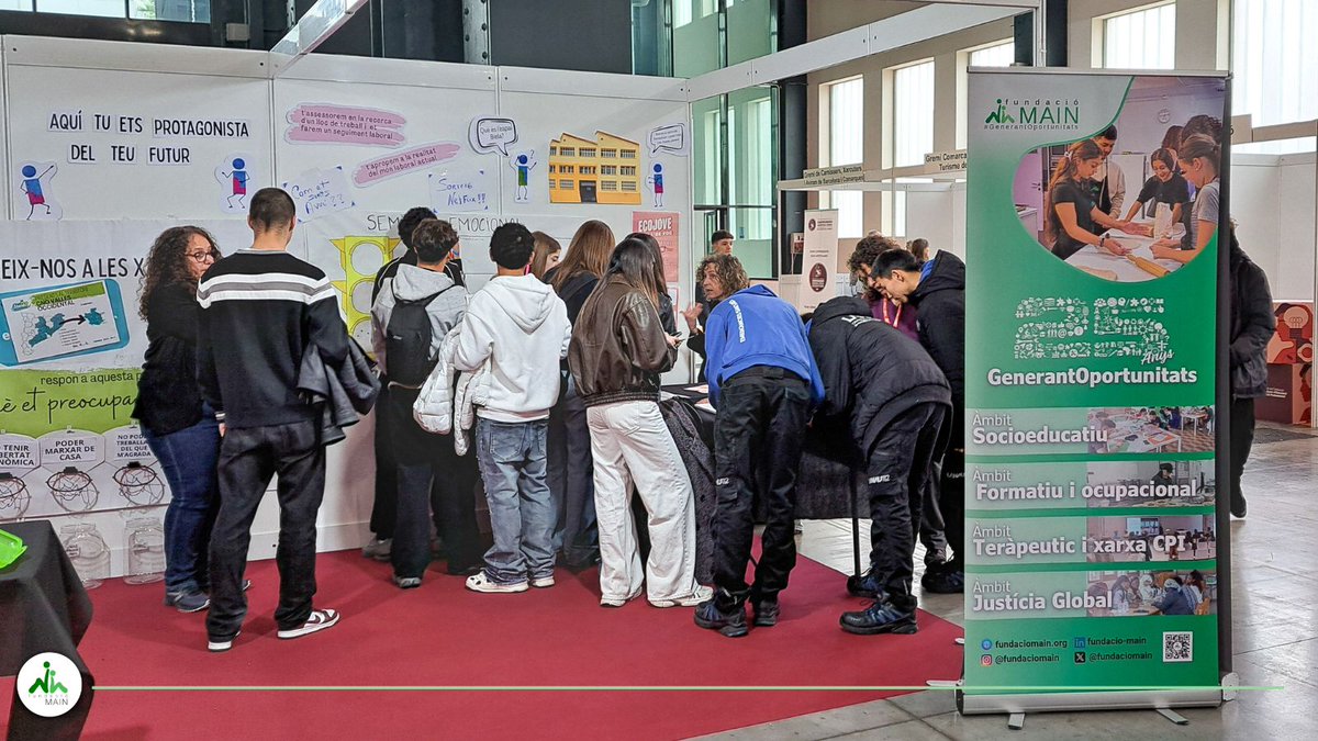 Fundació Main participa a la Fira SBD PRO (Fira de Formació i Treball) de Sabadell, que enguany fa 10 anys. Del 25 al 28 de febrer 2026 podeu conèixer les formacions i projectes de Fundació Main a la Fira Sabadell.
 #FundacioMain #GenerantOportunitats