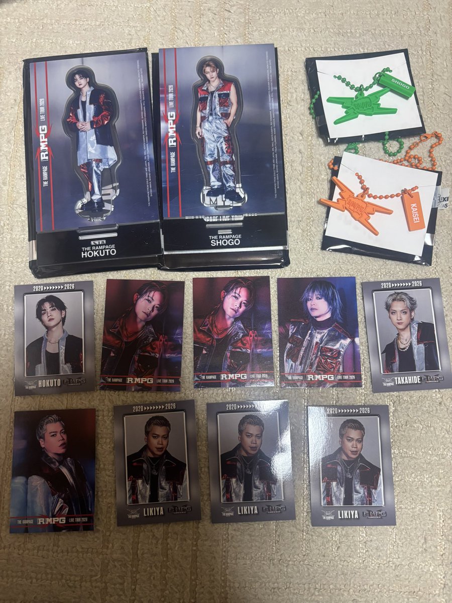 THERAMPAGE ランペ フォトカ アクスタ ラバーネックレス 交換 譲