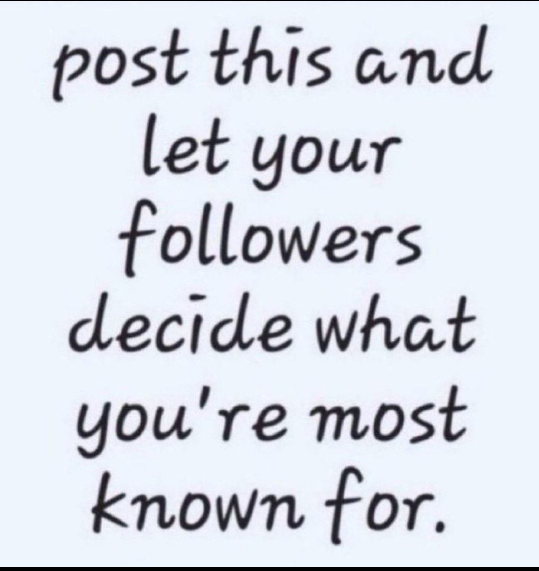 What am i most known for