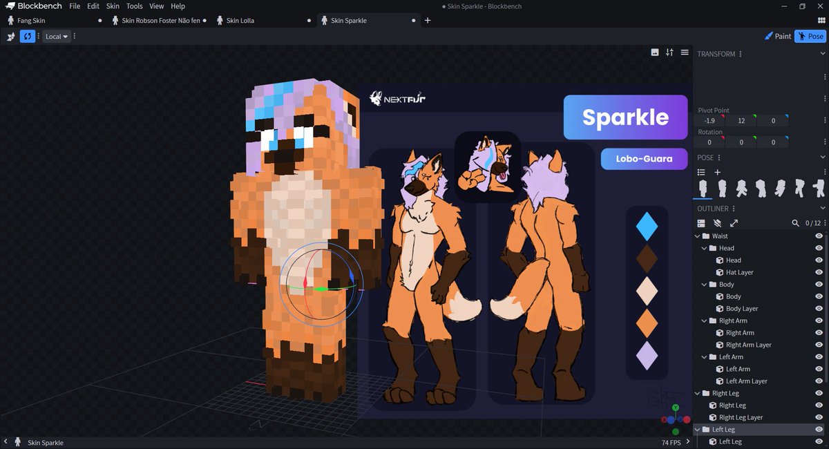 Pipflank1's tweet photo. SKINS 2D PERSONALIZADAS PARA MINECRAFT 🎮
Procurando uma skin única para o seu Minecraft? ⭐️
Eu posso criar para você!
💎 Preço:
- 1 Skin – R$30
🌟 Interessado? Me chama na DM ou no Telegram:
@Pipflank #MinecraftSkin #CustomMinecraft #CustomSkin #ArteDigital #Skin https://t.co/nAEWfWfDGO