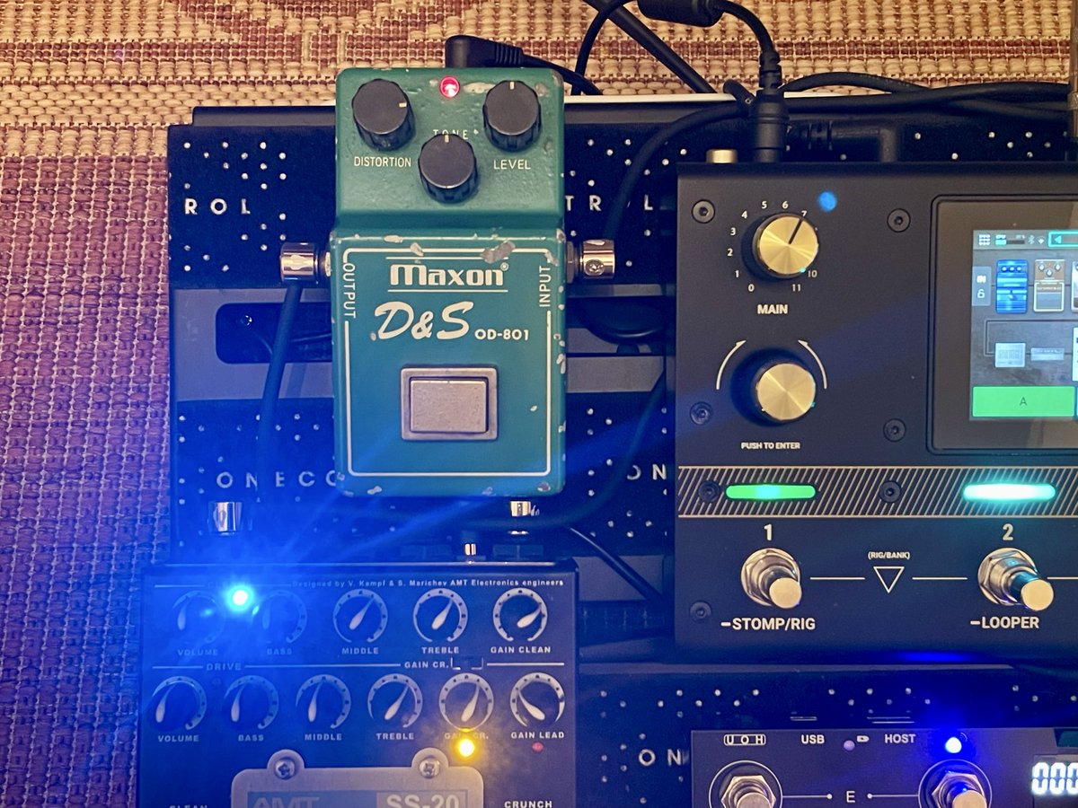 Maxon D&S OD-801 Vintageな中で比較的入手しやすい隠れた名機 有機的