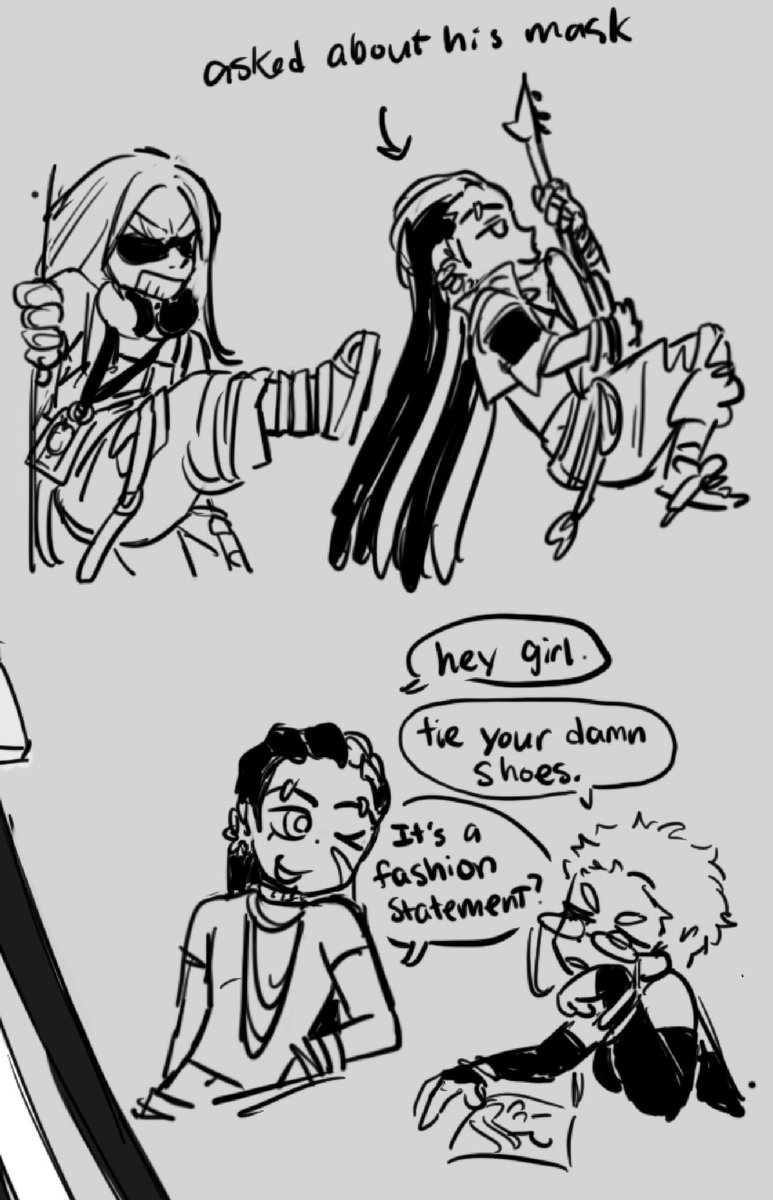 didnt make my oc a cleaner bc hed be fucking useless and just there for aesthetics

ALSO HIS HAIR IS IN CORNROWS NOT DREADS! COMMON MISCONCEPTION #gachiakutaoc #gachiakutafanart