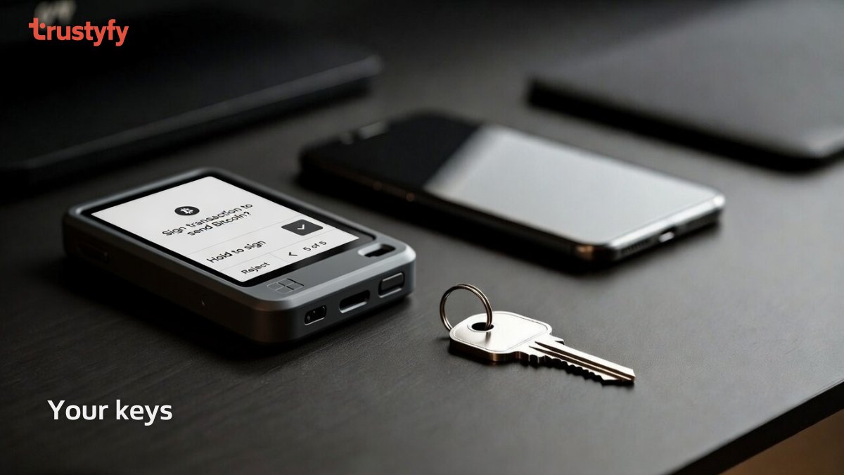 Self-custody isn’t about being anti-bank.

It’s about being pro-control.

"Not your keys, not your crypto"
isn’t a meme. 

It’s risk management.

If you can’t move it when you need to,
you don’t control it.

Trustyfy was built for that reality.