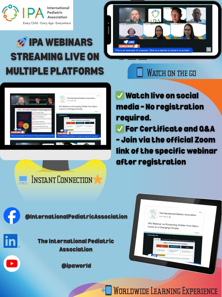 International Pediatric Association tweet media