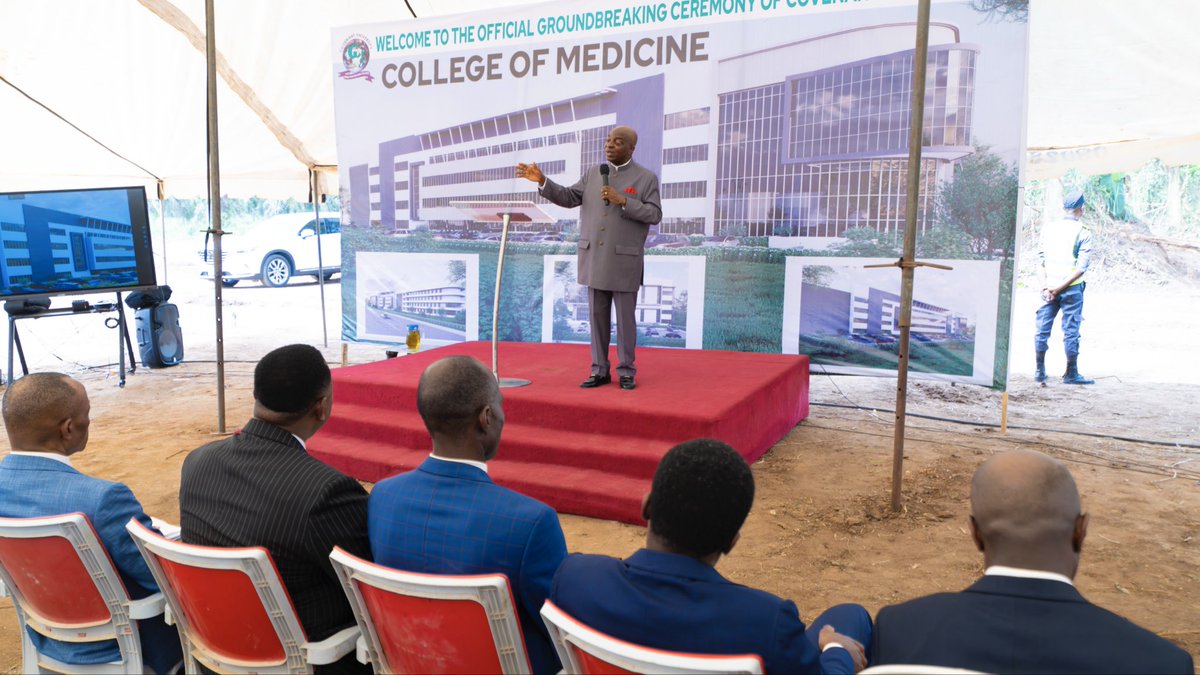 WinnersWLD's tweet photo. The Lord is not yet done with us.

Yesterday marked the groundbreaking ceremony and flag-off of the construction of Covenant University's College of Medicine with the Chancellor, Dr David Oyedepo, the Pro-Chancellor, Pastor Mrs Faith Oyedepo, and other top officials of the University and the Commission. 

This is a testament to God's faithfulness, and to Him alone be all the glory!
