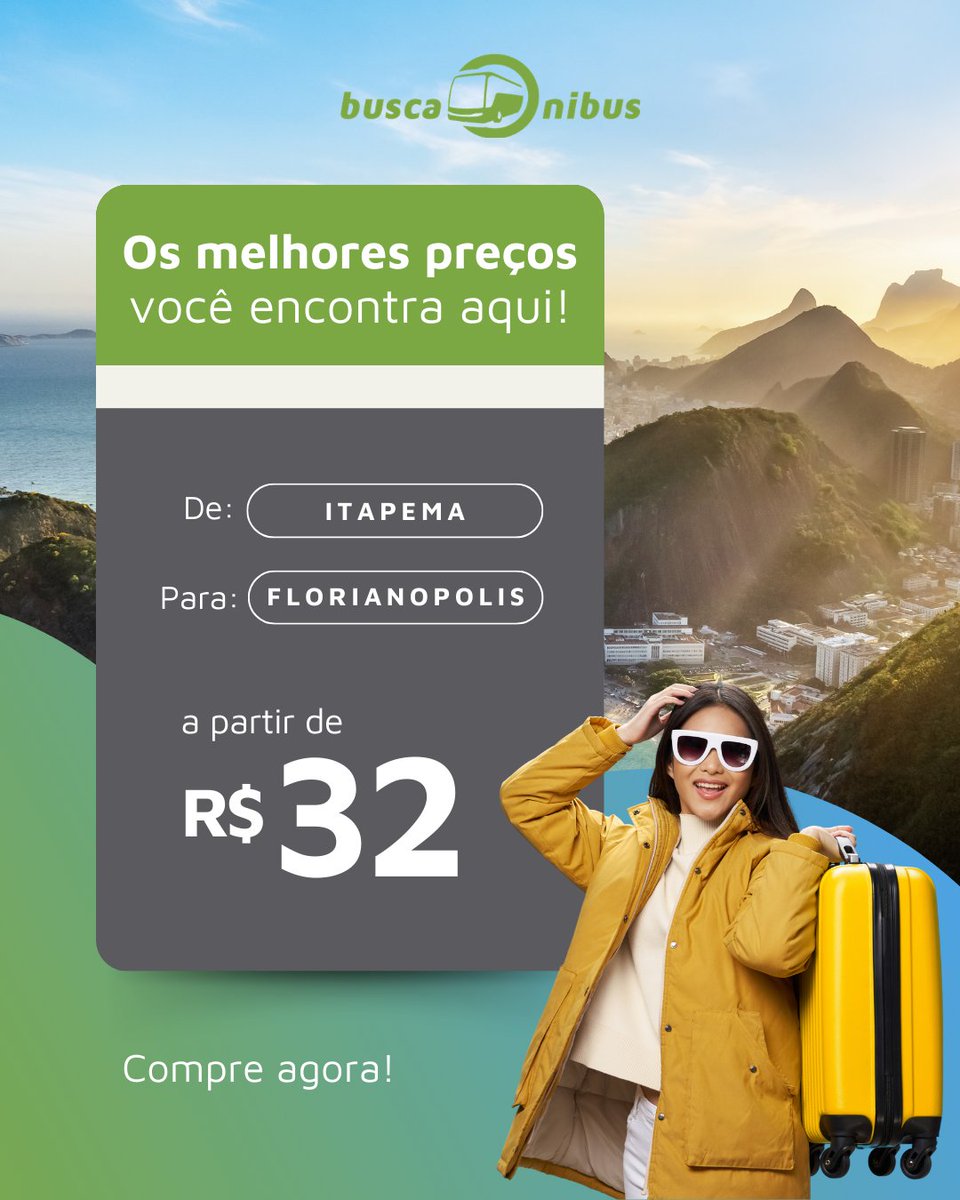 Vai viajar no fim de semana?

No <a href="/buscaonibus/">BuscaOnibus</a> você encontra as melhores opções de passagens para as suas viagens!  

Não perca tempo, os valores podem variar ao longo do dia.    

Acesse o link na bio e saiba mais!  

#viagem #passagembarata
