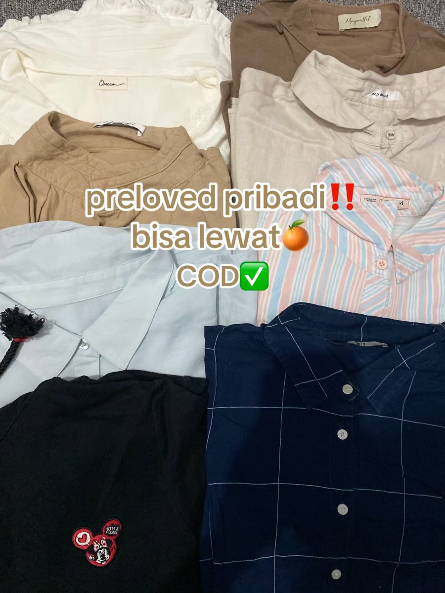 urfariess's tweet photo. gaes aku mau PRELOVED BAJU pakaian pribadi yaa, untuk detailnya boleh DM jangan malu malu🥰✨
📍Kota Tasikmalaya
- chekout lewat 🍊
- COD✅
 
#preloved #prelovedbaju #zonauangᅠᅠ #wts https://t.co/rWZha94jZQ