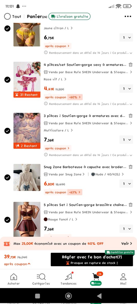Si l'envie te dit de me faire plaisir revolut.me/sexitrix
Ou en carte cadeau 😘