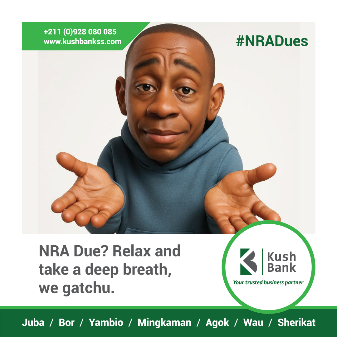 Feel good, stay relaxed! Kush Bank makes paying  NRA  dues a breeze. Use internet banking, chill, and handle your payments effortlessly. We’ve got your back – day and night.

Log in now and enjoy a service like no other.

#KushBankSS
#YourTrustedBusinessPartner