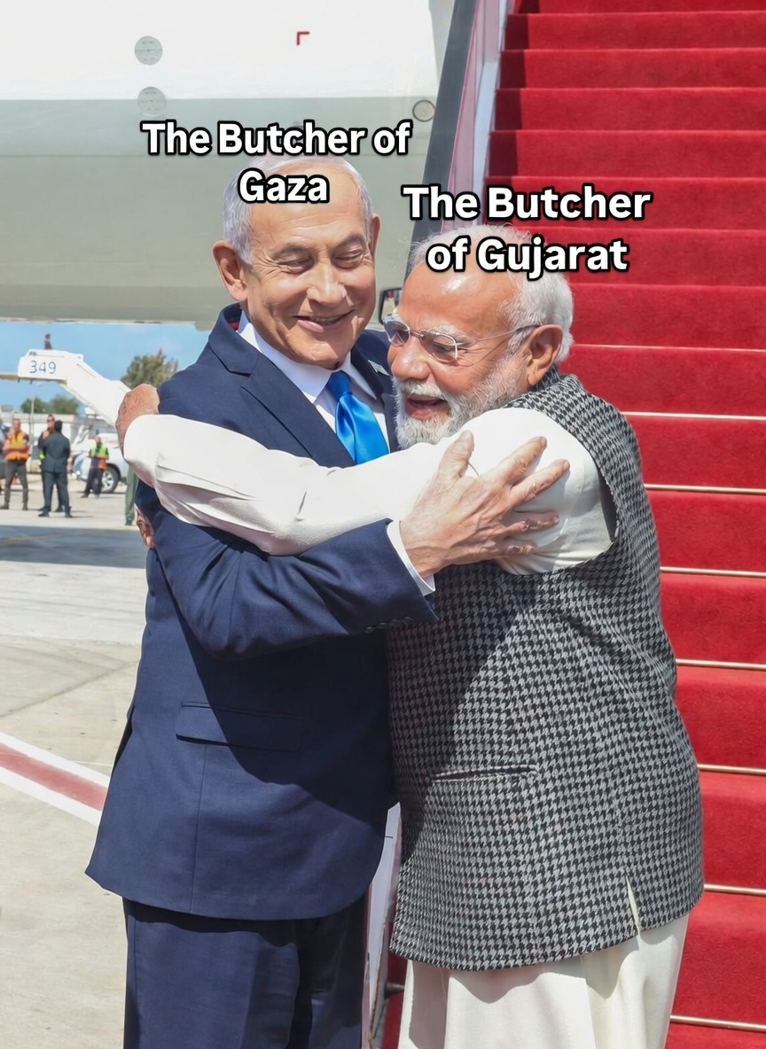 Two monsters met with each other today. Taliban the slaves of India must be happ...