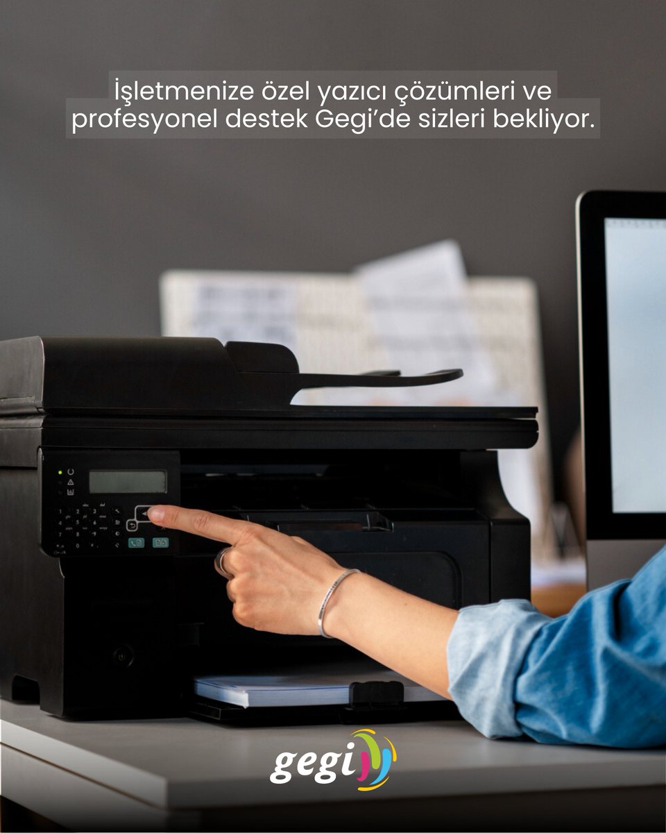 🖨 İşletmenize özel yazıcı çözümleri, hızlı ve güvenilir destek Gegi’de sizleri bekliyor.

#Gegi #YazıcıÇözümleri #OfisVerimliliği #ProfesyonelDestek #HızlıServis #İşletmeÇözümleri #YazıcıYönetimi #OfisTeknolojisi #KesintisizÇalışma #YazıcıBakımı