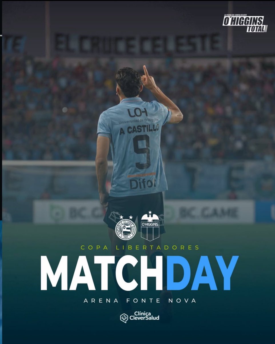 _TecnoMAS's tweet photo. ******** COPA LIBERTADORES ********
#Semifinales
#CONMEBOL
#ConmebolLibertadores
#CopaLibertadores
#CopaLibertadores2026
#Bahia
#OHiggins
#SomosMAS
#TecnoMAS
๐ฒ๐บ๐ป๐ฅ๏ธ
๐ DEPORTES | DISNEY PREMIUM ARGENTINA - ESPN PREMIUM CHILE - LALIGA TV - BEIN SPORTS EN ESPAรOL
๐ 19:00 HRS ๐จ๐ฑ | ๐
24/02/2025
๐๏ธ ARENA FONTE NOVA, BAHรA | BRASIL