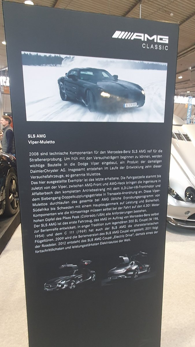 StillAliveCars's tweet image. #RetroClassics Suttgart - Hammer Hall 1 - Viper Muletto - surviving testbed for #AMG SLS

@addicted2auto @alfamale87 @arobbo26 @aut0mob @andyps1275 @ItaliAuto @LienhardRacing @MagRetroPassion @DeadCarWalking @thecarfactoids @Bellagiotime @MauroBeltramo @CarSighting @Col2Vintage