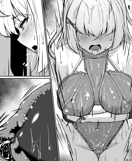 本日から【上級術師が触手スーツで妖魔に敗かされる話】のボイスコミックが配信開始しております! 白ちゃんの活躍をボイスと一緒に楽しみたい方はぜひ…