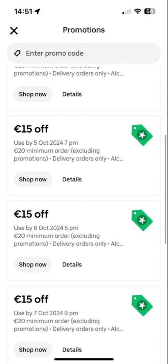 winnie_lz's tweet photo. CODE PROMO UBER EATS 🐀
Un petit creux ? 🍔🍟

Réduction de 15€ pour Uber Eats, valable sur la 1ère commande ou sur nouveau numéro (20€ minimum). 💸

Code à saisir :
eats-pqkaejs99i https://t.co/3B99GWXGOE