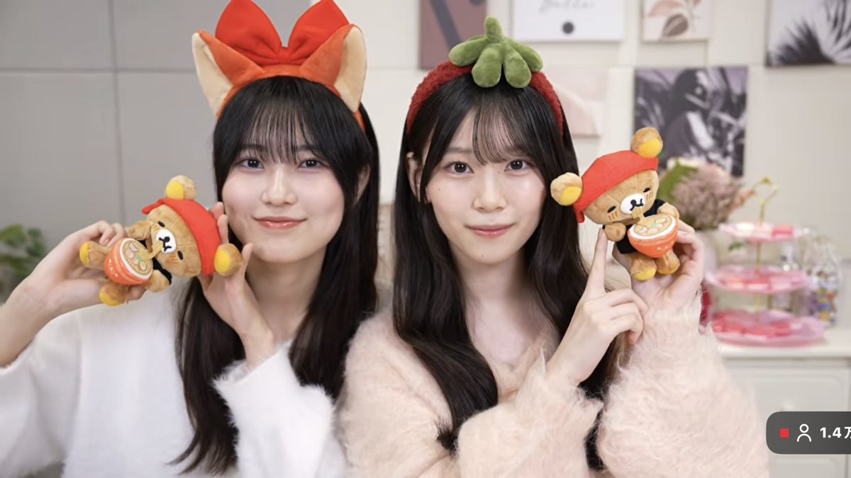 さすがラーメンコンビ🍜 #櫻撮生配信 #的野美青 #山下瞳月