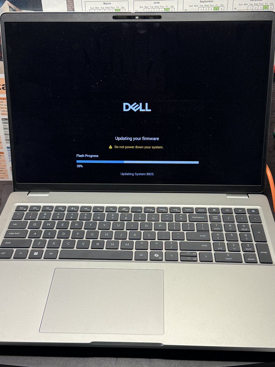 Me: Busy day ahead. Lots to do. Let’s get started. 

Laptop: Hold my beer …