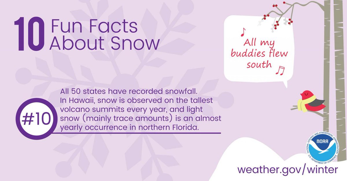 In December 2016, almost 2 feet of snow fell over the course of 3 days in Hawaii. 

#LNEMA