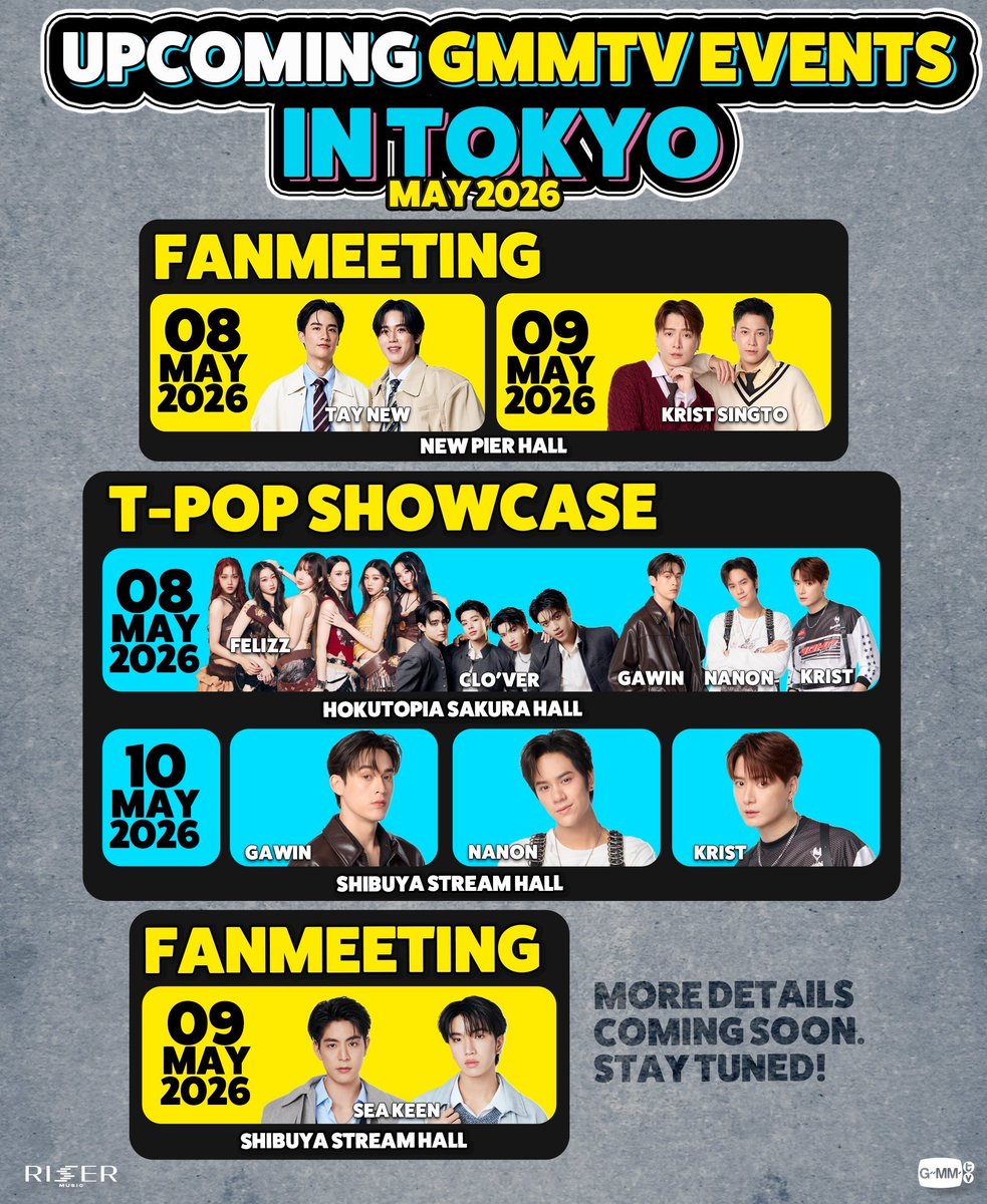 26 April Fan Meeting in Bangkok
03 May Fan Meeting in Taipei
09 May Fan Meeting in Tokyo

SEAKEEN BUSY AND BOOKED ERA ❤️‍🔥❤️‍🔥❤️‍🔥

#seakeen #sea_ta_lay #keenkeno #ซีคีน