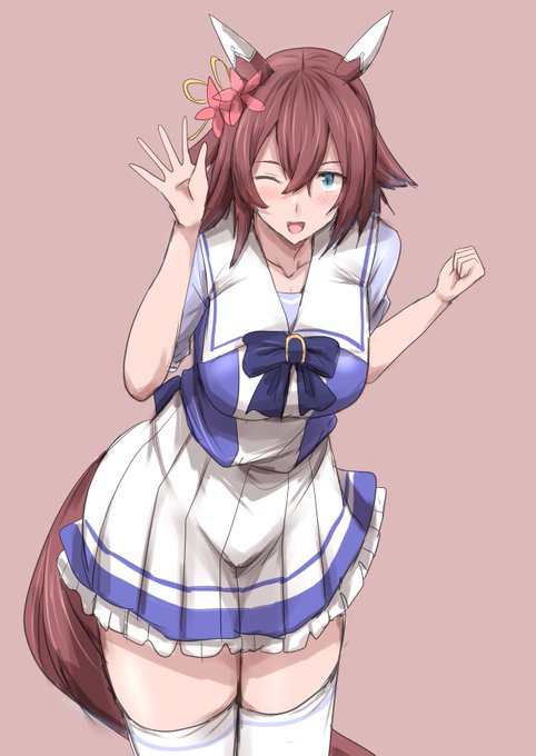 お題のサクラチヨノオーちゃんです。 