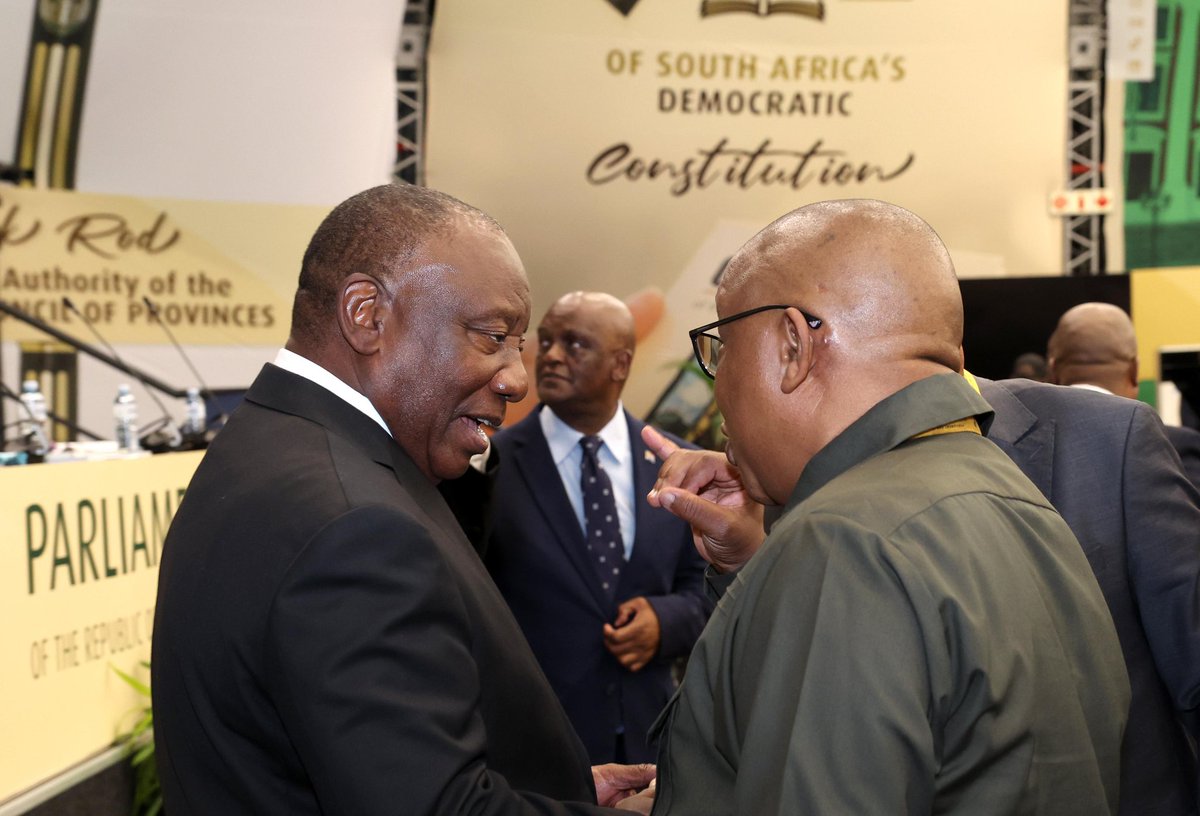 DmJomo's tweet image. Today, We are in Parliament to listen to the Minister of Finance, Mr Enoch Godongwana as he tables in Parliament #Budget2026. 

#Budget2026
#ThePeoplesBudget