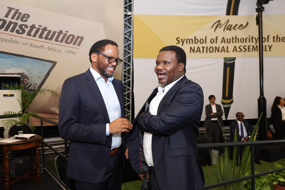 DmJomo's tweet image. Today, We are in Parliament to listen to the Minister of Finance, Mr Enoch Godongwana as he tables in Parliament #Budget2026. 

#Budget2026
#ThePeoplesBudget