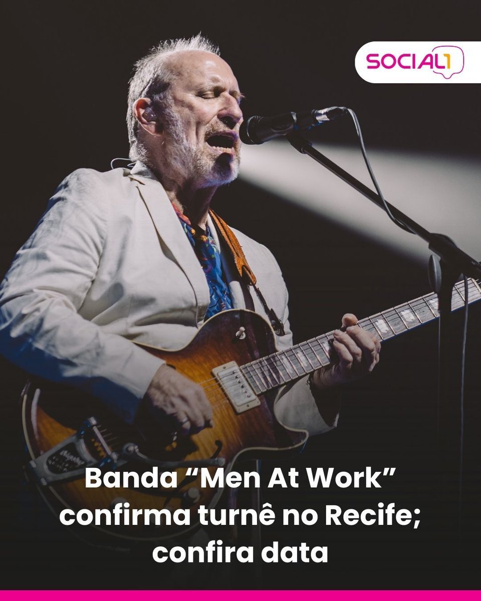 blogsocial1's tweet image. A banda Men At Work confirmou a turnê com seis shows no Brasil e a capital pernambucana foi uma das grandes escolhidas, no dia 8 de maio, no Pavilhão do Centro de Convenções de Pernambuco. Venda de ingressos no site da Bilheteria Digital.
 digital  bv 
#digital #menatwork #show