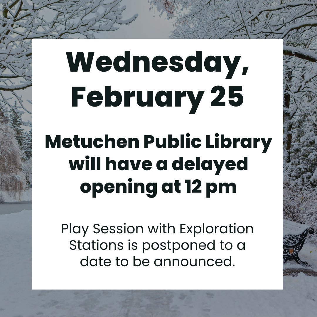 metuchenpubliclibrary tweet media