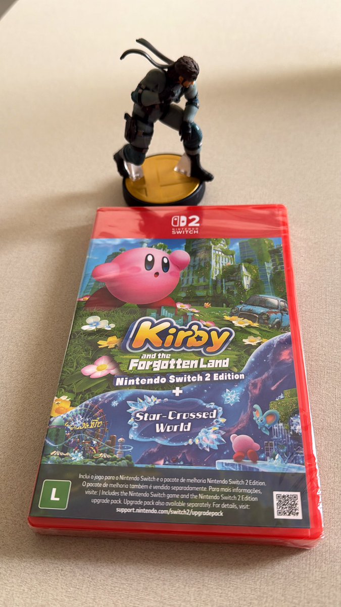 Mano, eu tenho que parar com isso! Nintendismo é uma doença. Mais um para coleção. #Kirby #nintendoswitch2