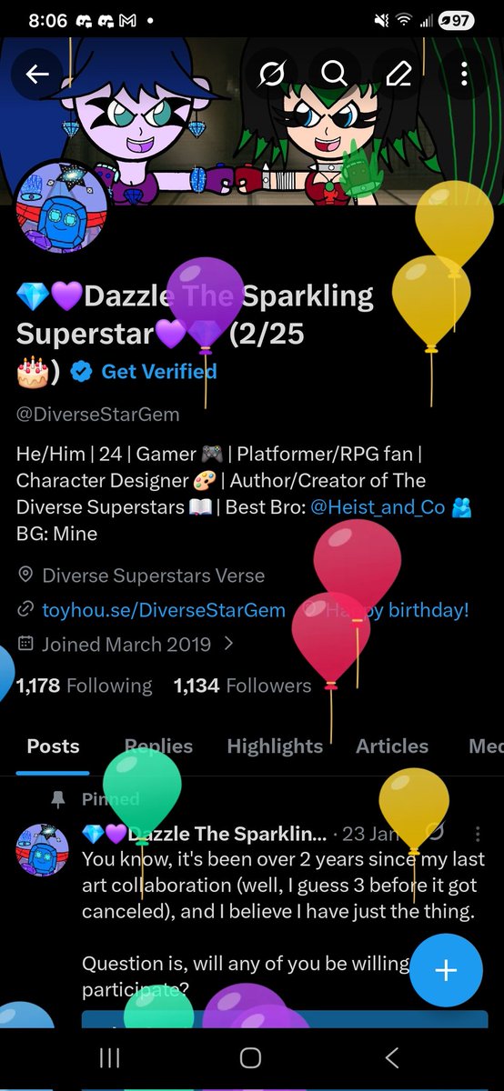 💎💜Dazzle The Sparkling Superstar💜💎 tweet media