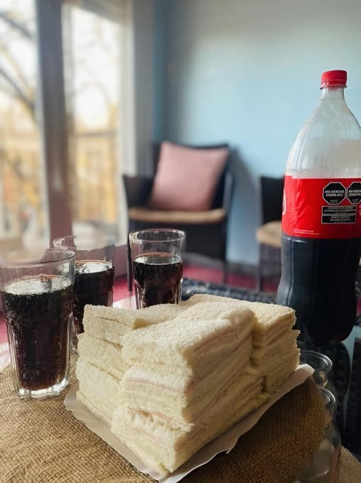 que cosa del bien la coca con los sanwichitos
