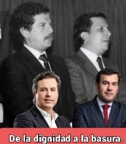 De los hombres que fueron asesinados por demostrar dignidad y honestidad, a los delfines con actitudes  bajas y ruines.
Juan Manuel y Rodrigo, formaron alianza con la uribista Paloma Valencia y con Abelardo de la Espriella respectivamente.
Políticos de pacotilla, ustedes dan asco