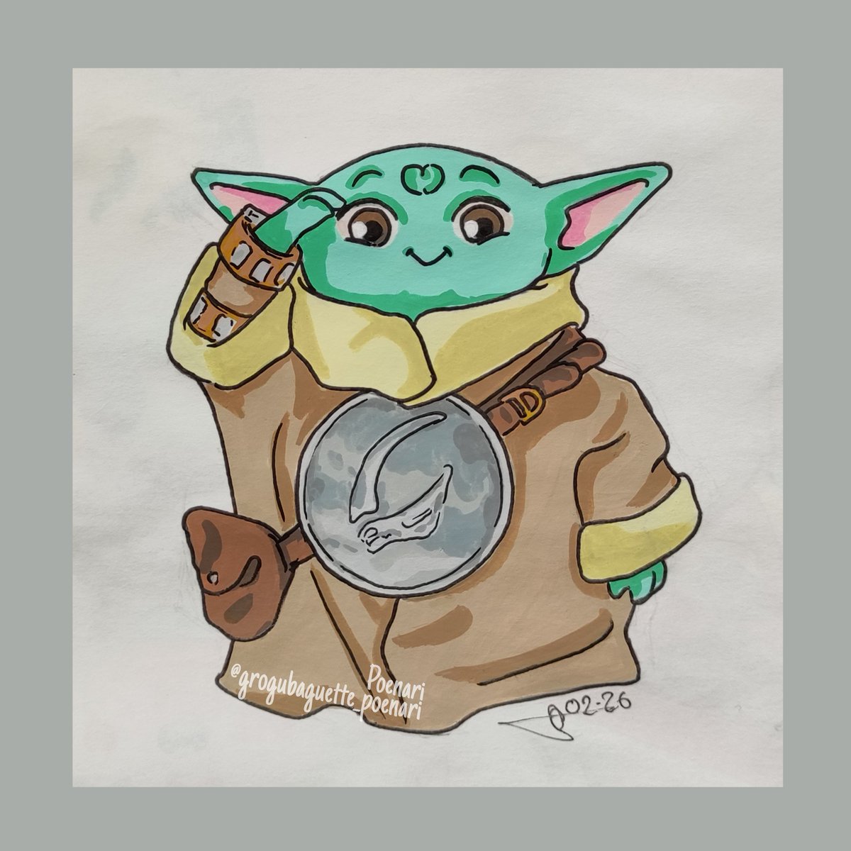 GroguBaguette's tweet photo. Grogu is very ready, and so are we !! 🔥 https://t.co/fEk08LYsml