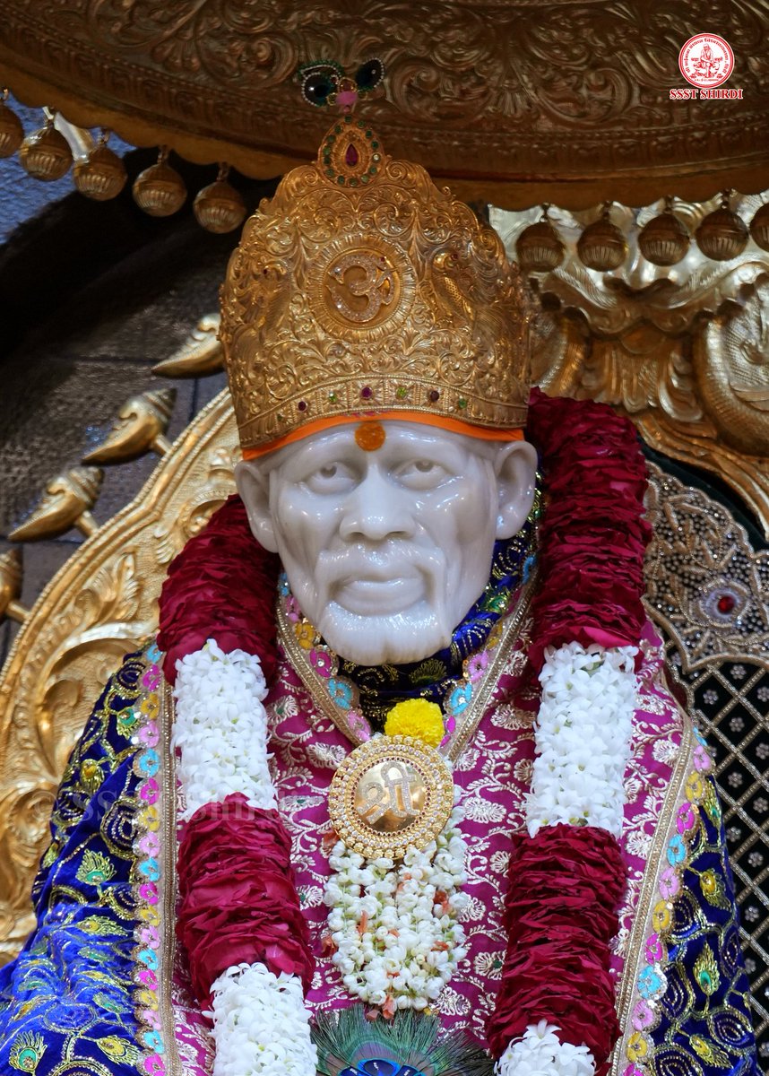 SSSTShirdi's tweet photo. *!! ॐ साई राम !!*
*श्री साईबाबा संस्थान विश्वस्त व्यवस्था,शिर्डी*
*!! ॐ Sai Ram !!*
*Shri Saibaba Sansthan Trust, Shirdi*
≈≈≈≈≈≈≈≈≈≈≈≈≈≈≈≈≈ 
*आरती :-धुपारती*
*बुधवार २५ फेब्रुवारी २०२६*  
*Aarti :-Dhooparti*
*Wednesday 25 February 2026* https://t.co/pmsxDMVx5M