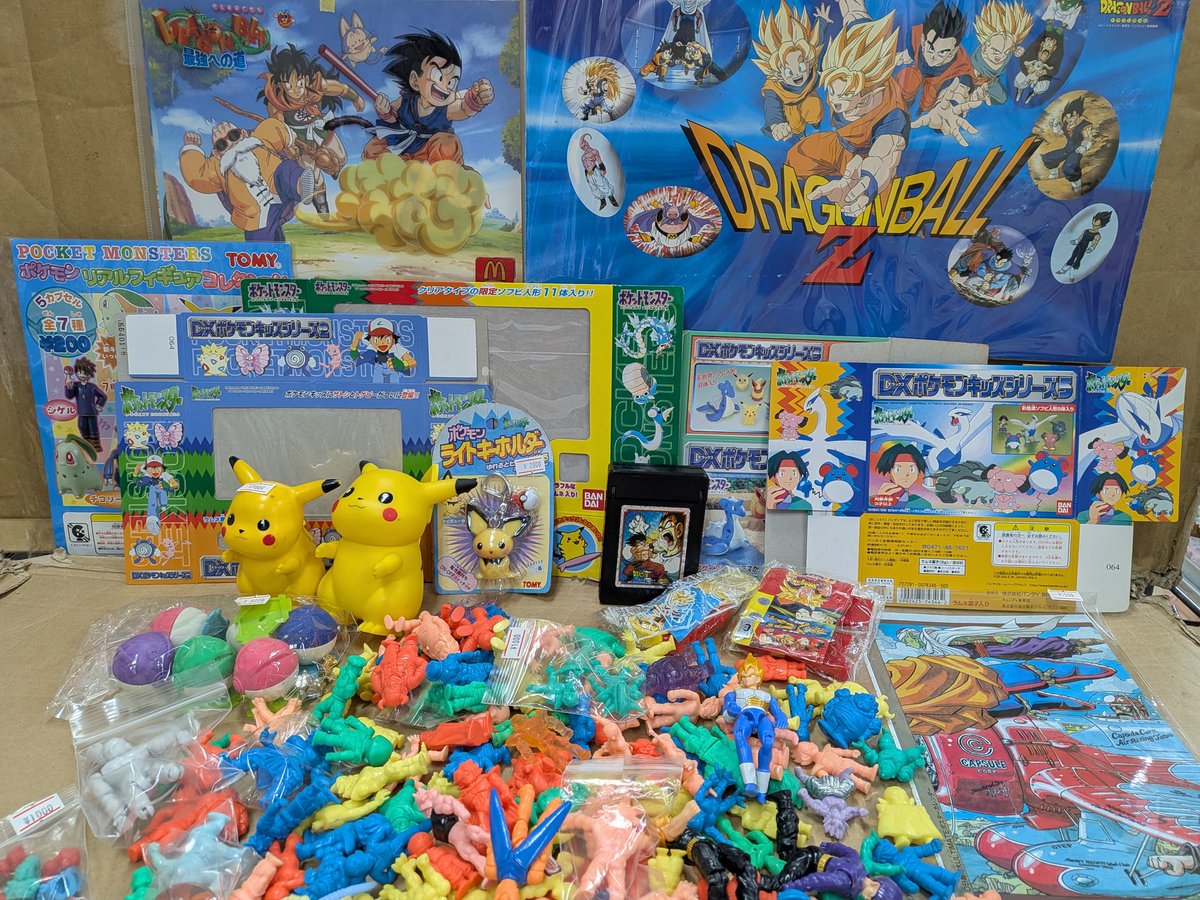 大阪ポップコン持込み用お品書き・その3] ドラゴンボールとポケモンで