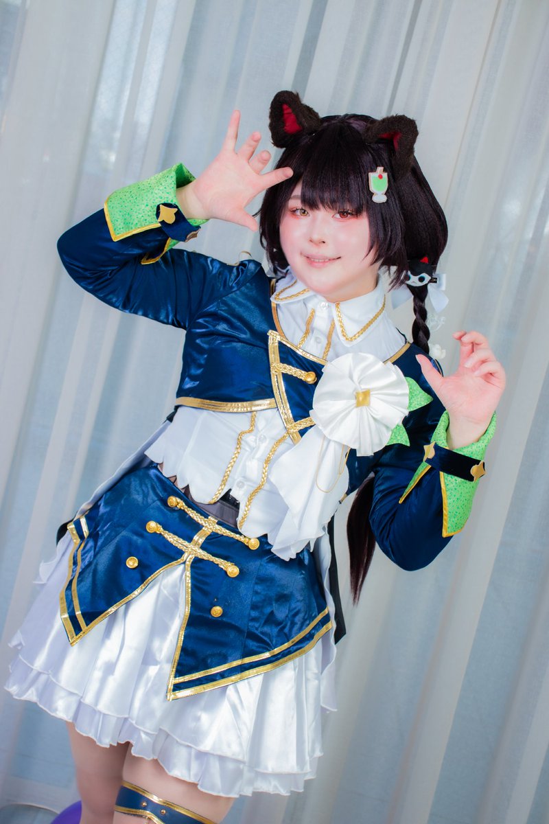 ru_u_0701's tweet photo. ⚠️cosplay⚠️
🌈🕒/🍹共通衣装

°・*:.。.☆

つよつよケルベロス◝('ω'ω'ω')◜

･.｡*･.｡*

📸:しばさん
ウィッグ:ぺるふぇ
 #0222_ラグ裏niji共通衣装併せ https://t.co/Wsg6IiCfIQ