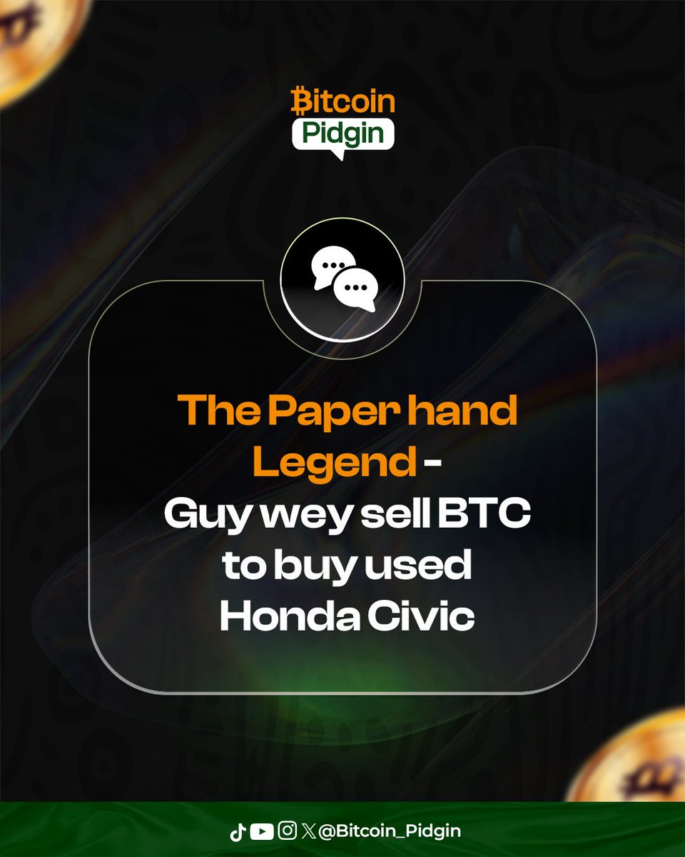 ₿ITCOIN PIDGIN tweet media