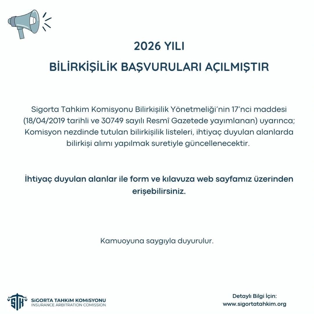 Sigorta Hakemleri Derneği tweet media