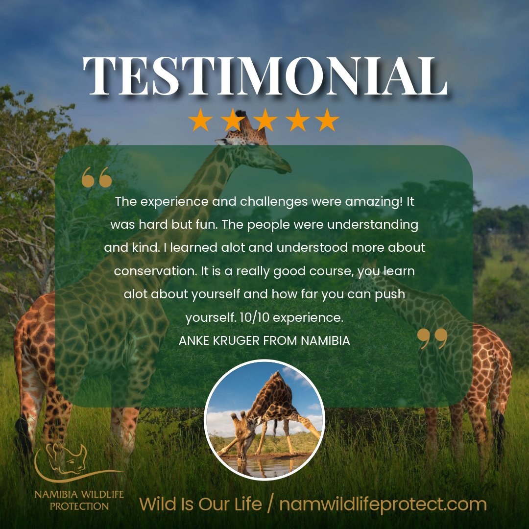 NamWildProt's tweet photo. Our next Anti Poaching &amp; Survival Skills Training Course starts on 16 March !

Contact us today to reserve your spot
carmi@namwildlifeprotect.com

#trainingcamp #survivalist #Namibia https://t.co/TaGzmck3ua