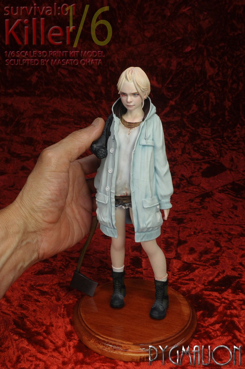 RT @gahaku34: 大畠雅人原型 1/6scale『 survival01 KILLER 』 完成