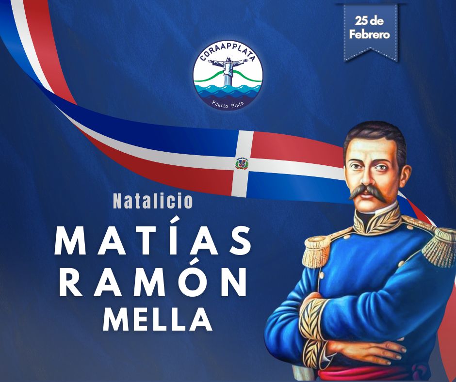 Conmemoramos el 210 aniversario del natalicio de Matías Ramón Mella, el militar, y activista dominicano que la noche del 27 de febrero disparó su trabuco en la puerta de La Misericordia en donde anunció a los demás compañeros que se había iniciado el movimiento independentista.