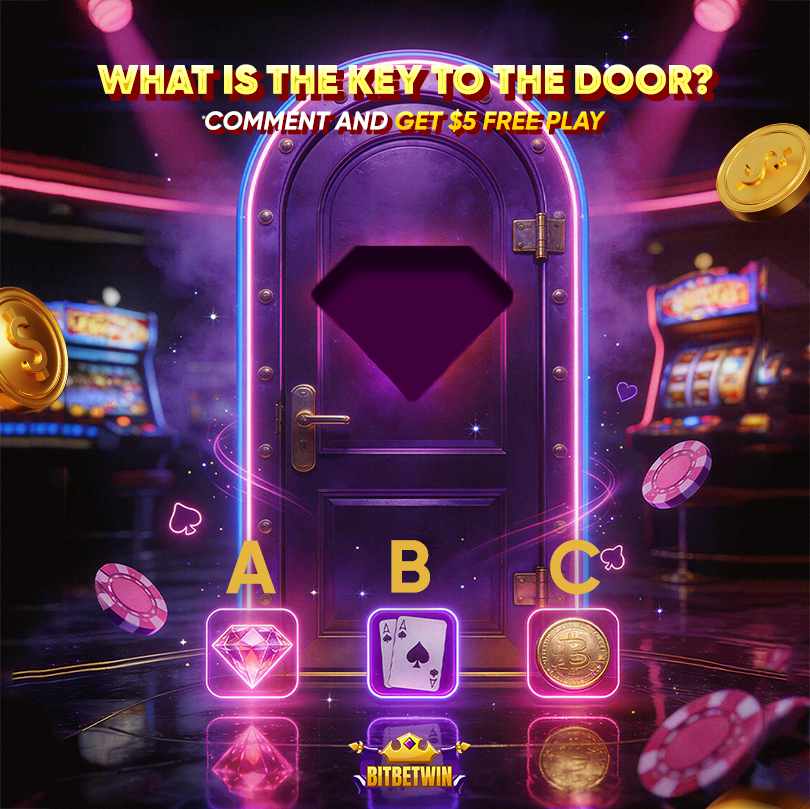 BitbetwinInfo's tweet photo. One choice… one reward… one smart guess

Pick your answer in the comments
Comment A, B, or C and unlock $5 FREE PLAY 

Note: You must be registered on BitBetWin to be eligible.

#bitbetwin #contest #sweepstakes #sweepstakesgamesonline #onlinecasinousa https://t.co/69I7MY98cZ