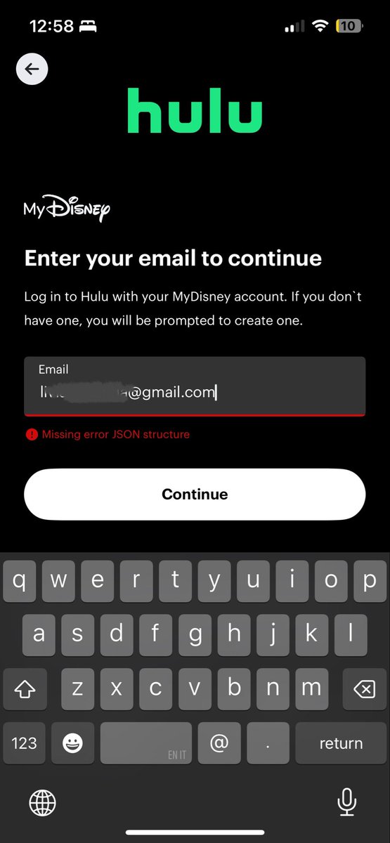 liviolanda's tweet photo. Hi @hulu not sure if you can find the missing JSON, but I certainly don’t have it #badux https://t.co/aqp8yBD3b8