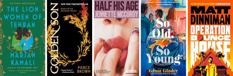 SharonLibraryMA's tweet photo. This week the Sharon Public Library has 124 new books.  New items include The Lion Women of Tehran, Golden Son, Half His Age, Operation Bounce House, A Gentleman in Moscow, The Red Winter, Throne of Nightmares, Good People, Junglekeeper, and Sandwich. https://t.co/AZJiRd0AX2 https://t.co/6EvrvXSliP