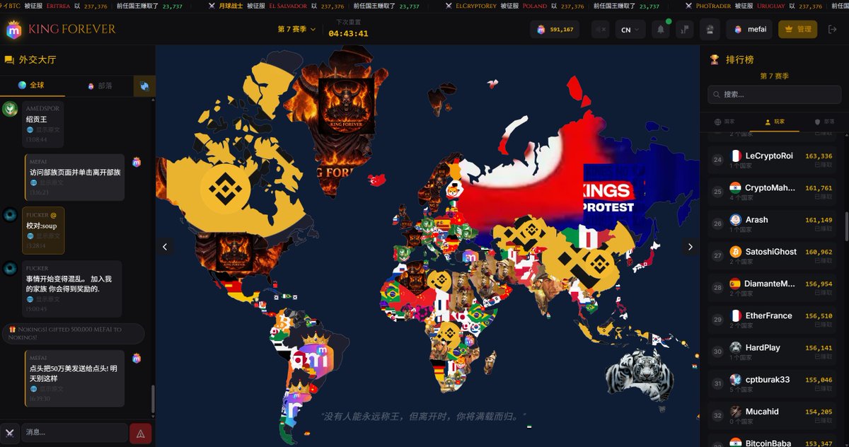 $MEFAI King Forever has a full 50 languages built in. You can also instantly translate the entire chat into your own language. Join the competition.

Because this isn’t hype it’s pure reality. The new whisper of the internet.

Are we seriously making 10%?

kingforever.io